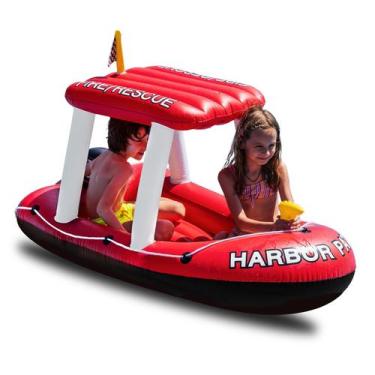 Imagem de Brinquedo de piscina inflável ZONETECH Fire Boat Fire Rescue Theme