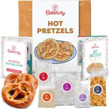 Imagem de Kit de preparação de pretzel Baketivity Real Cooking Set para crianças