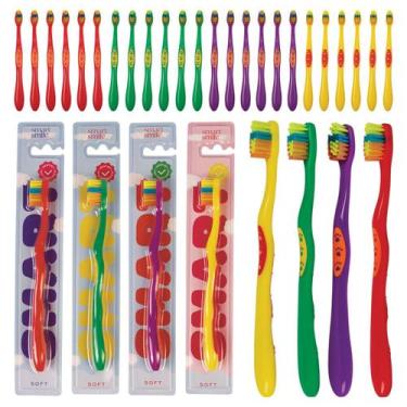 Imagem de Escova de dentes SmartSmile Kids embalada individualmente 72 unidades