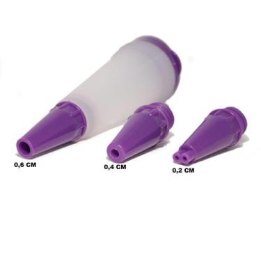 Imagem de Caneta para Decoração Com Bico Duplo - GMEZN168 - Prime Chef