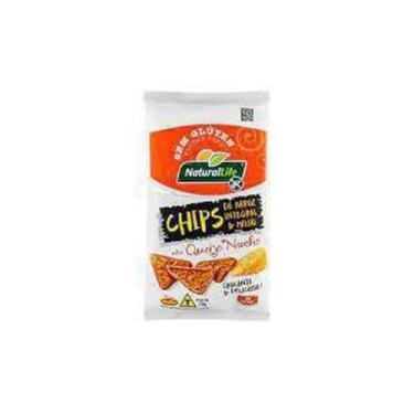 Imagem de Chips arroz integral milho sabor queijo nacho Natural Life 70g