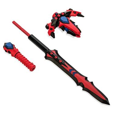 Imagem de Espada de espuma de 86 cm da Formidable Toys – Voss Arc Red, Blue e Black – Espada de brinquedo personalizável para crianças e adultos – Espuma de poliuretano durável para brincar e lutar