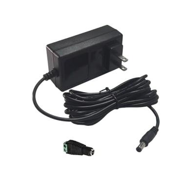 Imagem de Cabo adaptador de alimentação DC 12V 2Amp 3.0 m, 100-240 50/60Hz para 12 Volts fonte de alimentação CC 2A 1,5A 1A transformador adaptador universal AC/DC para câmera CCTV de segurança de luz DC12V
