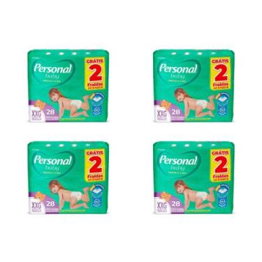 Imagem de Kit Fralda Personal Baby Protect & Sec Mega - Tam XXG - 112 unidades -