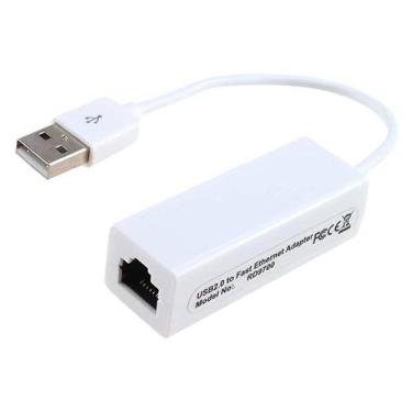 Imagem de Cabo Adaptador USB / LAN RJ45 2.0 100Mbps - PONTO DO NERD