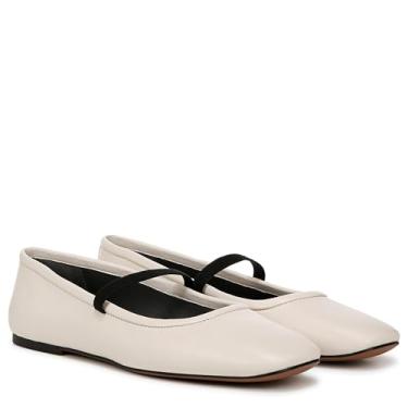Imagem de Franco Sarto Sapatilha feminina Eileen Skimmers Ballet, Couro branco Panna, 41