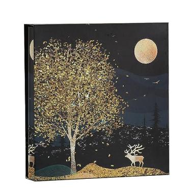 Imagem de Álbum para misturar e combinar horizontalmente e verticalmente, álbum de recortes em caixa de grande capacidade, álbum de recortes, álbum de fotos para registro de crescimento de bebês