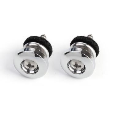 Imagem de JHTSOLE Locking Guitar Strap Buttons,Metal Guitar Strap Pinos com Parafusos para Baixo Acústico Elétrico,Travas de Correia de Guitarra Seguras para Evitar Quedas,Ajuste Universal