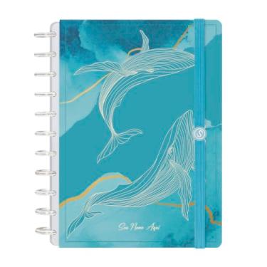 Imagem de Caderno de Disco Inteligente Personalizado Iscool G+ Oceania Mar