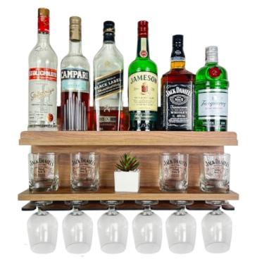 Imagem de Bar de Parede Para Sala Compacto Porta Copos Porta Taças IM