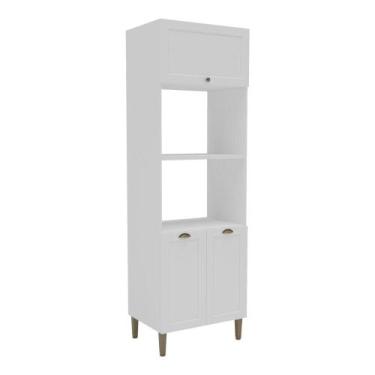 Imagem de Paneleiro de Cozinha Americana para Forno e Micro-ondas 70cm 3 Portas 