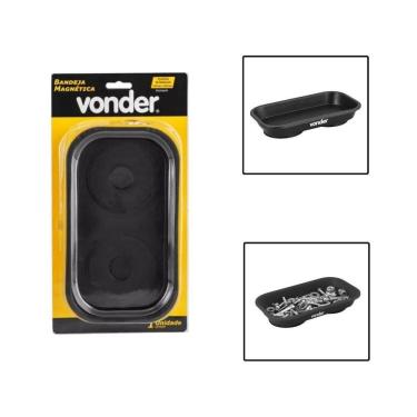 Imagem de Bandeja Magnética Retangular Plástica 140X240Mm