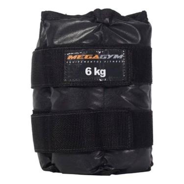 Imagem de 2X Caneleira Tornozeleira 6Kg Em Náilon Impermeável Peso De