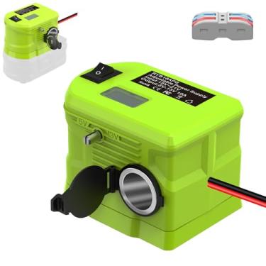 Imagem de Para Ryobi 18 V a 12 V Step Down Power Wheels adaptador de bateria faça você mesmo, adequado para a maioria dos dispositivos de 12 V em veículos, com conector de isqueiro para carro