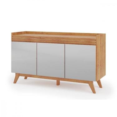 Imagem de Aparador Buffet 3 Portas Atlanta com Espelho