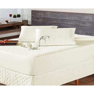 Imagem de Protetor Impermeável De Colchão Cama Box Solteiro Matelado - Aquarela 