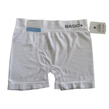 Imagem de Cueca Boxer Poliamida Branco M - Basic+