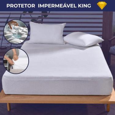 Imagem de Protetor De Colchão Impermeável King Com Elástico Protec Capa Protetor