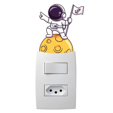Imagem de Adesivo De Interruptor Astronauta Mod 01