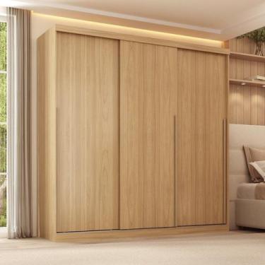 Imagem de Guarda-roupa 3 Portas de Correr Jade CabeCasa MadeiraOriginals - CabeC