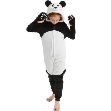 Imagem de Macacão SWEETXIN, fantasia de cosplay infantil unissex, Panda, 10 anos