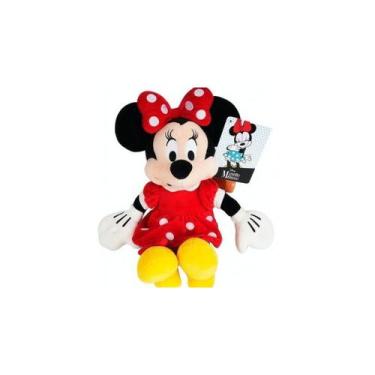 Imagem de Brinquedo de pelúcia Minnie Mouse 30 cm de altura Disney - Lightbek Of
