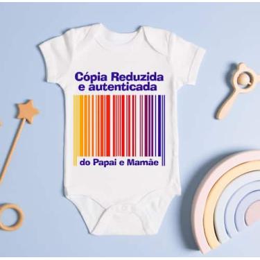 Imagem de Body Personalizado Bebê Autenticada - Baby da Moda