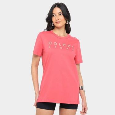 Imagem de Camiseta Colcci Sport Feminina, Rosa, G