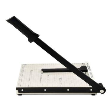 Imagem de Guilhotina Base Aço 30 Cm Papel A4 Até 10 Folhas Com Trava