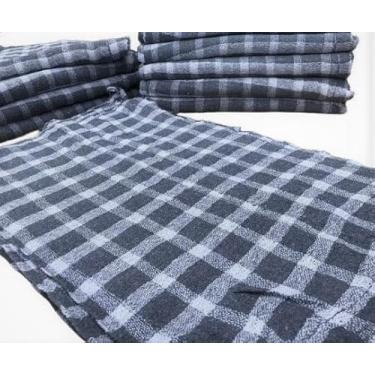 Imagem de Kit 10 Panos de Chão Xadrez em Algodão 60 x 87cm – Grosso, Encorpado e de Alta Absorção – Uso Doméstico e Profissional (60 X 87)