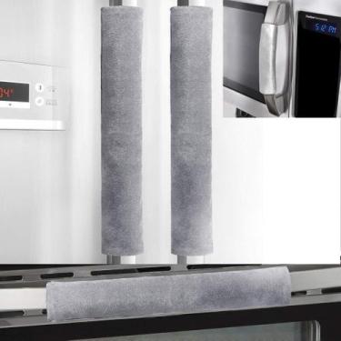 Imagem de Capas de maçaneta de porta de geladeira OUGAR8, conjunto de 4 peças de