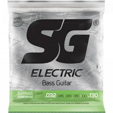 Imagem de Encordoamento P/ Baixo 6 Cordas 0.32 Light Sg.