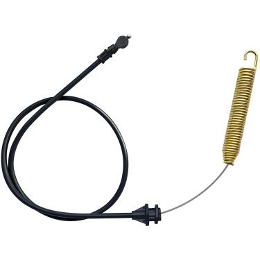 Imagem de C CLINK 175067 169676 21547184 Cabo de embreagem, cabo de noivado de deck AYP - Compatível com modelos Craftsman Poulan Husqvarna com decks de cortador de 106,6 cm (comprimento do cabo: 14,3 cm, comprimento do conduíte: 81,2 cm)