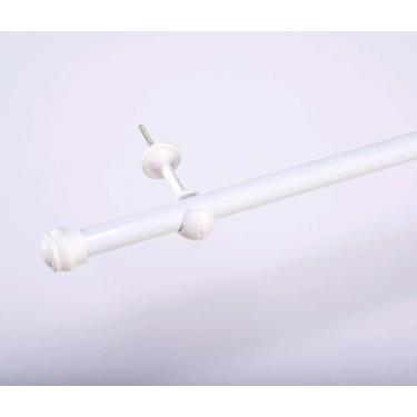 Imagem de Kit Varão Simples para Cortina de 2 Metros 19mm Com Suporte - ZILU, Br