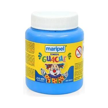 Imagem de Tinta Guache 250ml Azul Claro Maripel