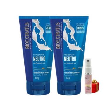 Imagem de Kit 2 Finalizador Brilho Natural Neutro 150 G Bio Extratus + Presente 
