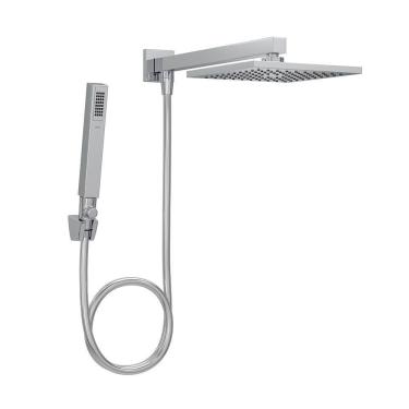 Imagem de Chuveiro Deca Quadrado 1934.C.DES de Parede com Desviador Cromado