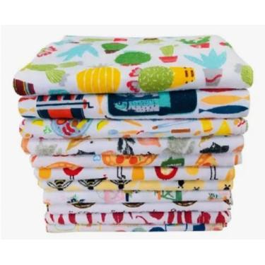 Imagem de Kit com 10 - Pano De Prato Atoalhado - Felpudo - Copa - Cozinha - Came