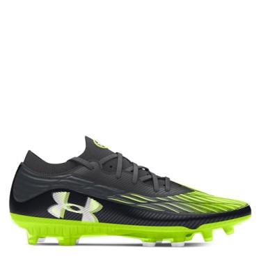 Imagem de Under Armour Chuteiras de futebol masculinas UA Magnetico Elite 4 FG - Ajuste e controle personalizados, Preto/antracite/branco - 001, 11.5
