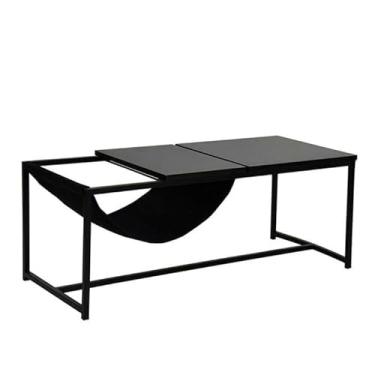 Imagem de Mesa de Centro Retangular Gioco Preta