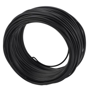 Imagem de SUNGOOYUE Arame de Ligação Altamente Elástico Feito de Ferro galvanizado. Fio de Metal Flexível e Liso para Indústria de Telecomunicações, Encadernação Reutilizável para Uso Interno e Externo (Preto)