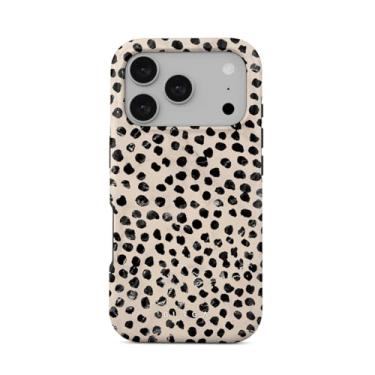 Imagem de BURGA Capa de telefone para iPhone 17 Pro - bonita, moderna, estética, padrão de designer, capa de telefone 16Pro, proteção rígida - serve para Apple iPhone 17 Pro capa para mulheres e homens