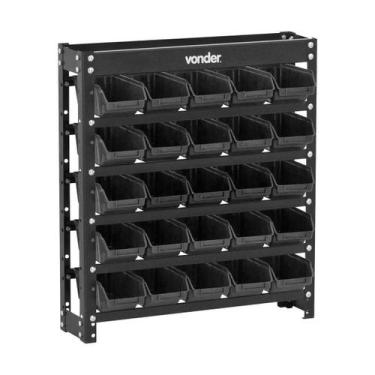 Imagem de Estante Metálica Gaveteiro Organizador Ferramentas Parafusos 25 Gaveta