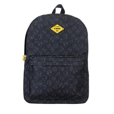 Imagem de Mochila Escolar B Duck Grande Preta Container Kids