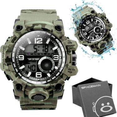 Imagem de Relogio Masculino Camuflado Prova Dagua Digital + Caixa Original Ajustavel Esportivo Presente