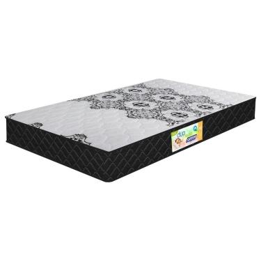 Imagem de Colchão Solteiro Gazin 88x22x188cm - Densidade D33 Cr403a Preto/branco