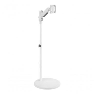 Imagem de Suporte Móvel Para Monitor E Tv Até 35 Com Regulagem De Inclinação Octoo Smart Up - Branco