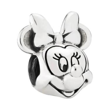 Imagem de Charm De Prata Esterlina 925 Da Disney Para Pulseira Mickey Minnie, Be