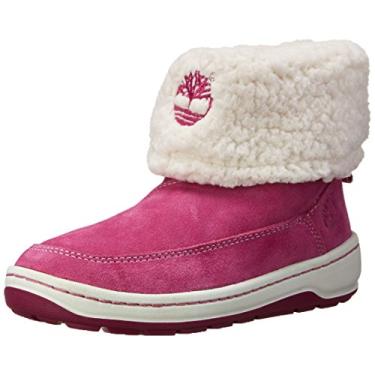 Imagem de Timberland Bota de cano médio Winterfest (bebê/criança pequena/criança grande), rosa, 18