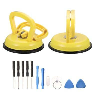 Imagem de PATIKIL Ventosa de tela de 4,7 polegadas espessamento com spudger, amarelo